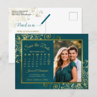 Calendrier et photo de sauvegarde de mariage sarce