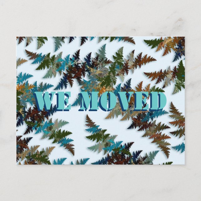 Carte Postale Faire-part Camouflage Arctique (Devant)