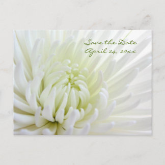Carte Postale Faire-part Carton de mariage Fleur Enregistrer la date
