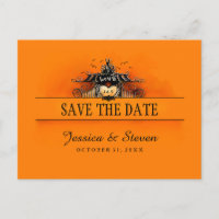 Carton d'invitation - Amour d'Halloween