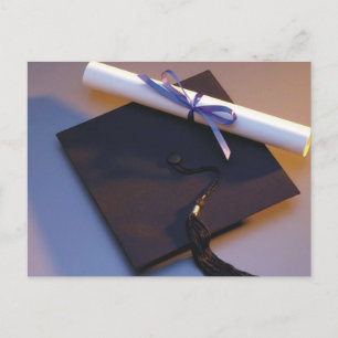 Carte Postale Faire-part Casquette Et Diplôme De Diplôme