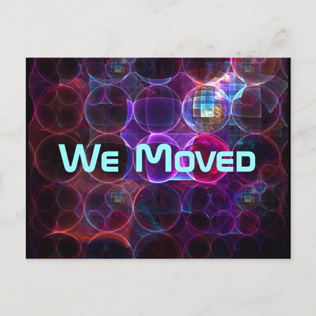 Carte Postale Faire-part Cavitation Numérique (Devant)