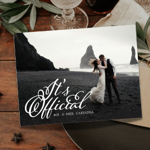 Carte Postale Faire-part C'est la photo officielle de l'Elopement