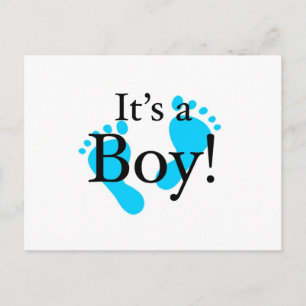 Carte Postale Faire-part C'est un garçon - Bébé, Nouveau-né, Célébration