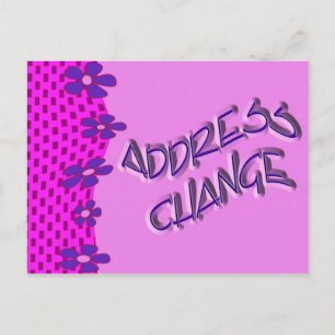 Carte Postale Faire-part Changement d'adresse