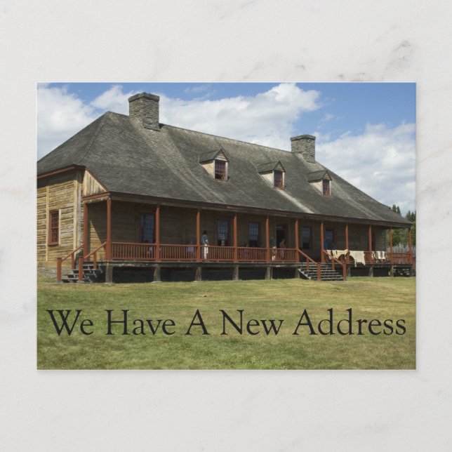Carte Postale Faire-part Changement d'adresse - Fort de la Wilderness (Devant)