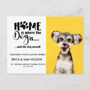 Carte Postale Faire-part Changement d'adresse que nous avons déménagé maiso