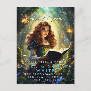 Carte Postale Faire-part Changement d'adresse que nous avons déplacé