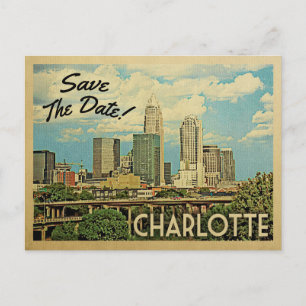 Carte Postale Faire-part Charlotte Sauvez La Date Caroline Du Nord