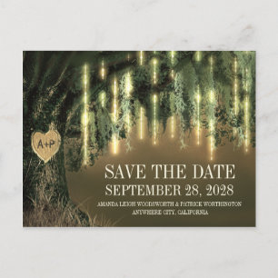 Carte Postale Faire-part Chêne en direct Moss Espagnol Enregistrer les cart