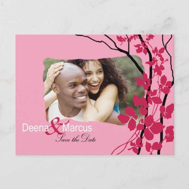 Carte Postale Faire-part Cherry Blosssom Bella Save the Date Photo (Devant)