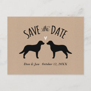Carte Postale Faire-part Chesapeake Bay Retrievers Wedding Enregistrer la d