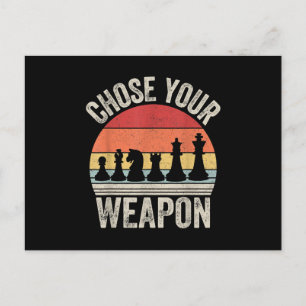 Carte Postale Faire-part Choose Your Weapon