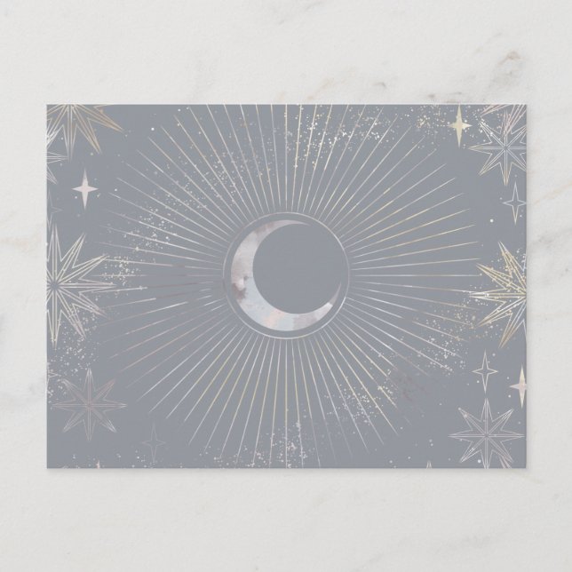 Carte Postale Faire-part Clair de Lune Éclaté (Devant)