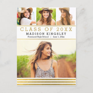 Carte postale Faire-part Classic Stripes