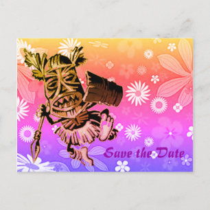 Carte Postale Faire-part Conception hawaïenne