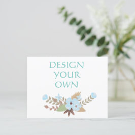 Carte Postale Faire-part Concevez Votre Propre Enregistrer La Date Annonce