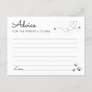 Carte Postale Faire-part Conseils pour les parents à abeilles