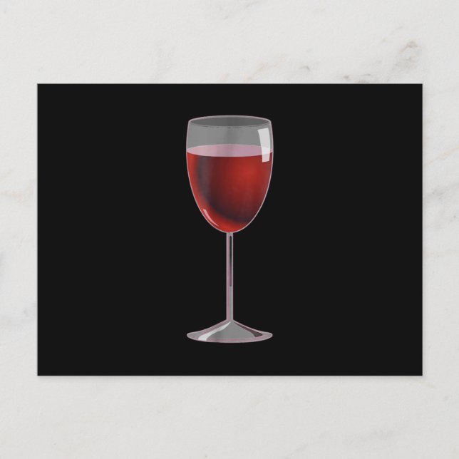 Carte Postale Faire-part Costume Vin Verre Correspondant Fromage Coiffe (Devant)