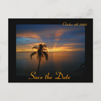 Carte Postale Faire-part Coucher de soleil