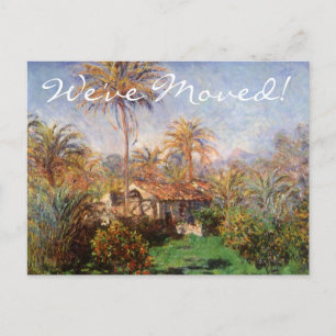 Carte Postale Faire-part Country Farm par Claude Monet, Changement d'adress