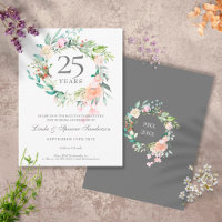 Couronne de roses 25e anniversaire de mariage Enre
