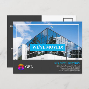 Carte Postale Faire-part de déplacement d'entreprise