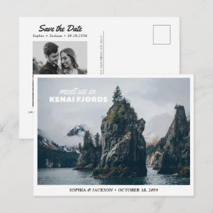 Carte Postale Faire-part de mariage au parc national des fjords 
