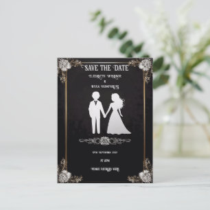 Carte Postale Faire-part de mariage de mariée et de chambre