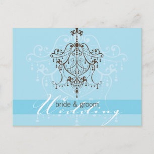 Carte Postale FAIRE-PART DE MARIAGE :: lustre