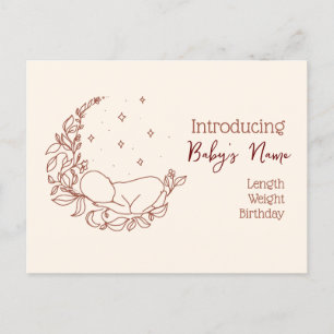 Carte postale Faire-part de naissance