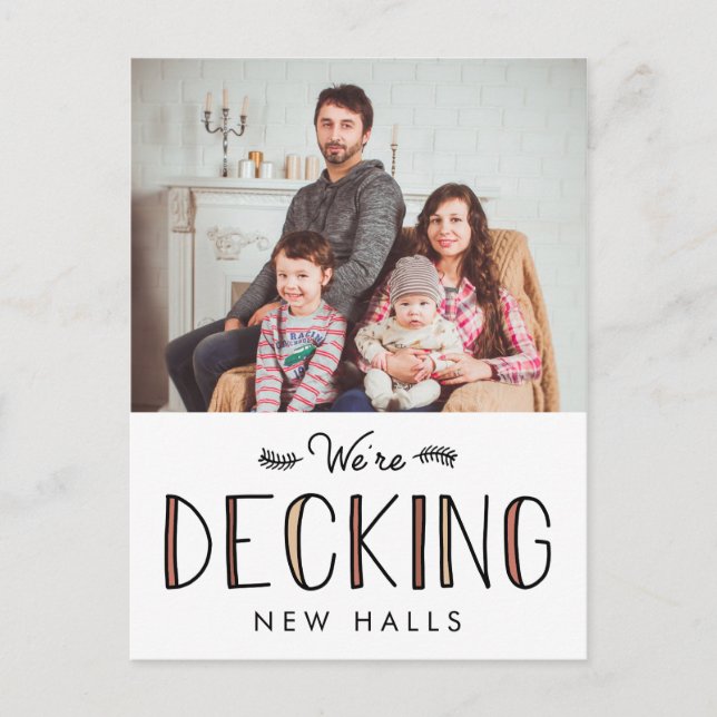 Carte Postale Faire-part Décoration de nouveaux halls | Annonce de déménage (Devant)