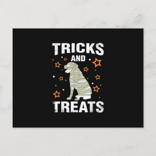 Carte Postale Faire-part Déguisement de momie pour Rottweiler Treats _ Tric
