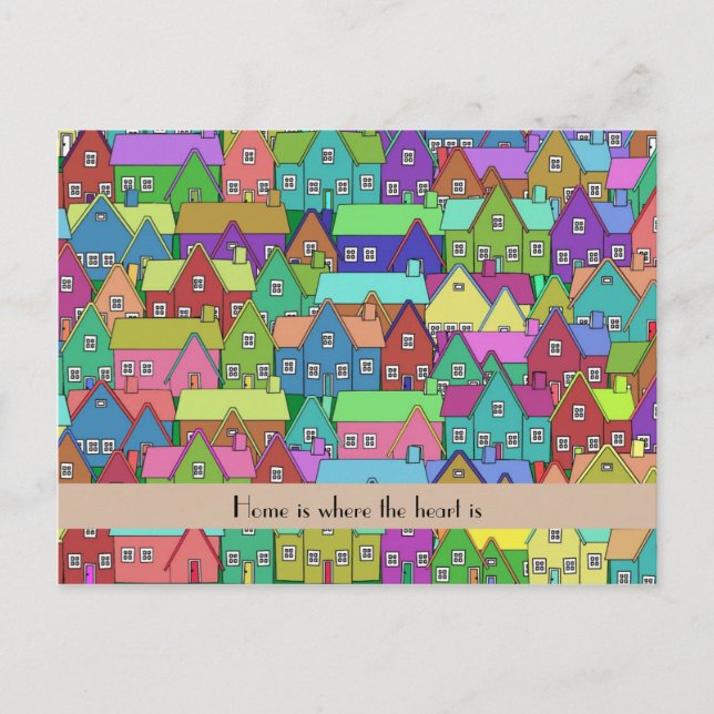 Carte Postale Faire-part Déménagement Nouvelle Maison personnalisée (Devant)