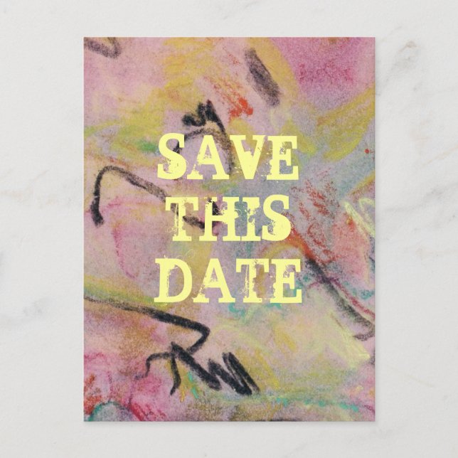 CARTE POSTALE FAIRE-PART DESIGNER (Devant)