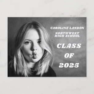 Carte Postale Faire-part Diplôme personnalisé avec photo complète et texte