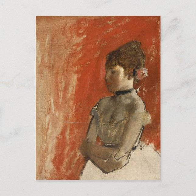 Carte Postale Faire-part Edgar Degas | Danseur de ballet | Nouvelle adresse (Devant)