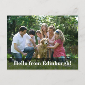 Carte Postale Faire-part Editable Hello Neighbor,  New Address, intro