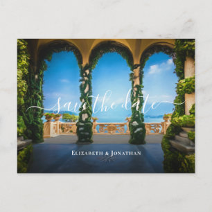 Carte Postale Faire-part Élégant Mariage Italien Arches Italie Enregistrer 