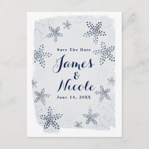 Carte Postale Faire-part Elégant Starfish & Sequins Beach Enregistrer la da