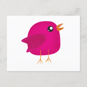 Carte Postale Faire-part Enfants mignonette birdy