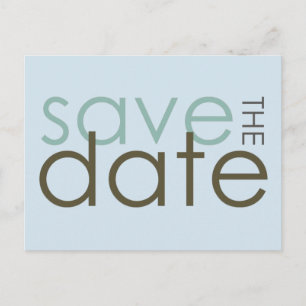Carte Postale Faire-part Enregistrer la date