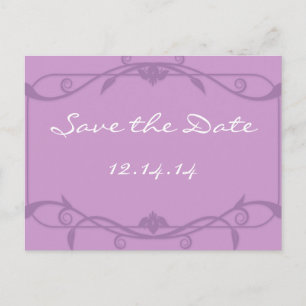 Carte Postale Faire-part Enregistrer la date avec vos photos