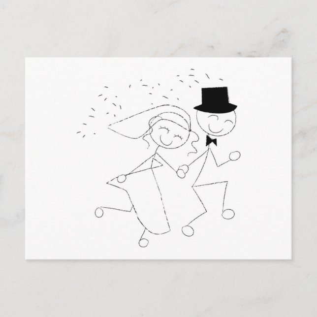 Carte Postale Faire-part Enregistrer La Date Mariage Pictures Card (Devant)