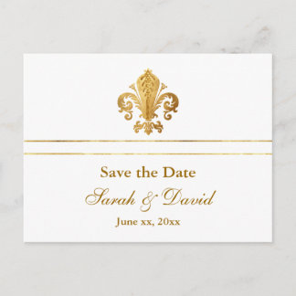 Carte Postale Faire-part Enregistrer la date personnalisable