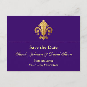 Carte Postale Faire-part Enregistrer la date personnalisable