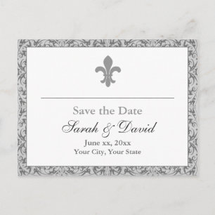 Carte Postale Faire-part Enregistrer la date personnalisable