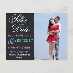Carte Postale Faire-part Enregistrer la date personnalisée