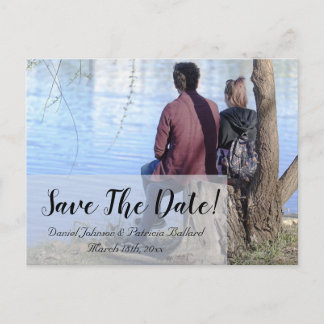 Carte Postale Faire-part Enregistrer la photo de date