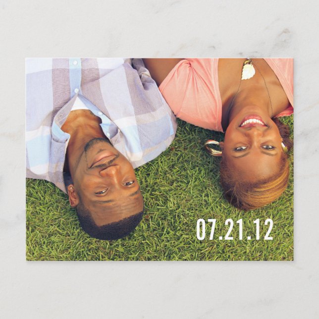 Carte Postale Faire-part Enregistrez La Date ! (Devant)